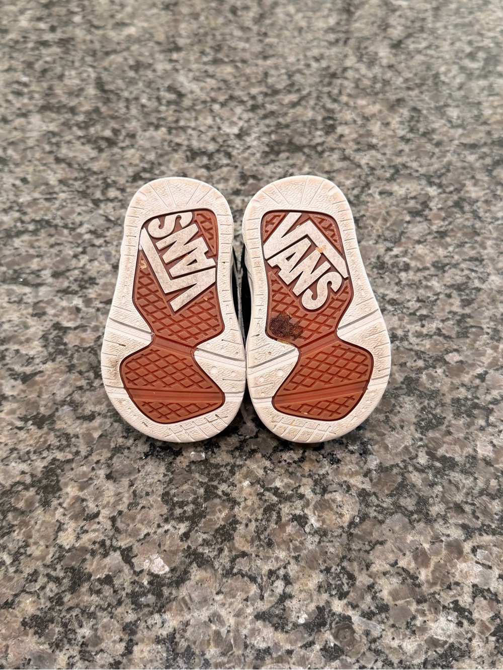 Vans Black and White Kids Velcro Sneakers - Picture 3 of 4